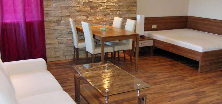 Nadštandardne vybavený malý apartmán pre 3 osoby