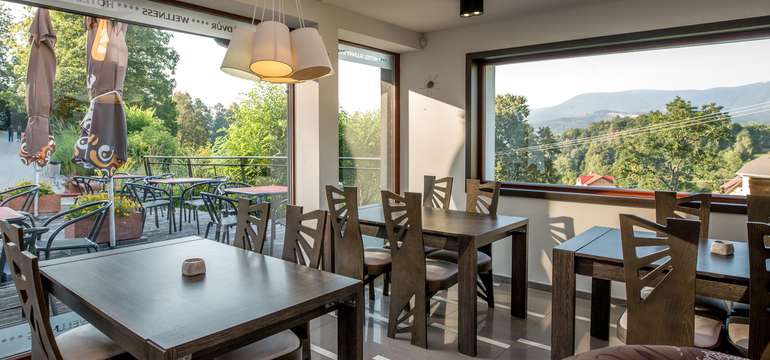 Hotel Slunný Dvůr v Jeseníkoch vám počas pobytu naservírujú polpenziu