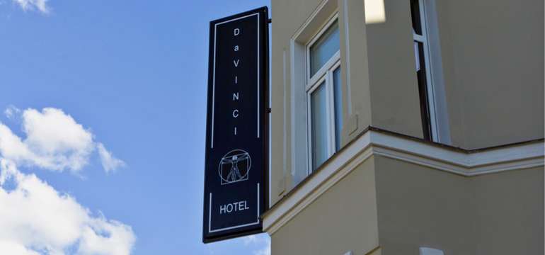 Hotel DaVinci sídli v zrekonštruovanej vile z 19. storočia