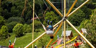 Bungee trampolína vo Fun Arena Donovaly