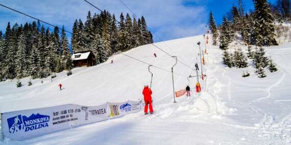 Skipas pre deti aj dospelých do lyžiarskeho strediska Ski Monkova dolina pri hoteli Magura/Ždiar - Monkova Dolina