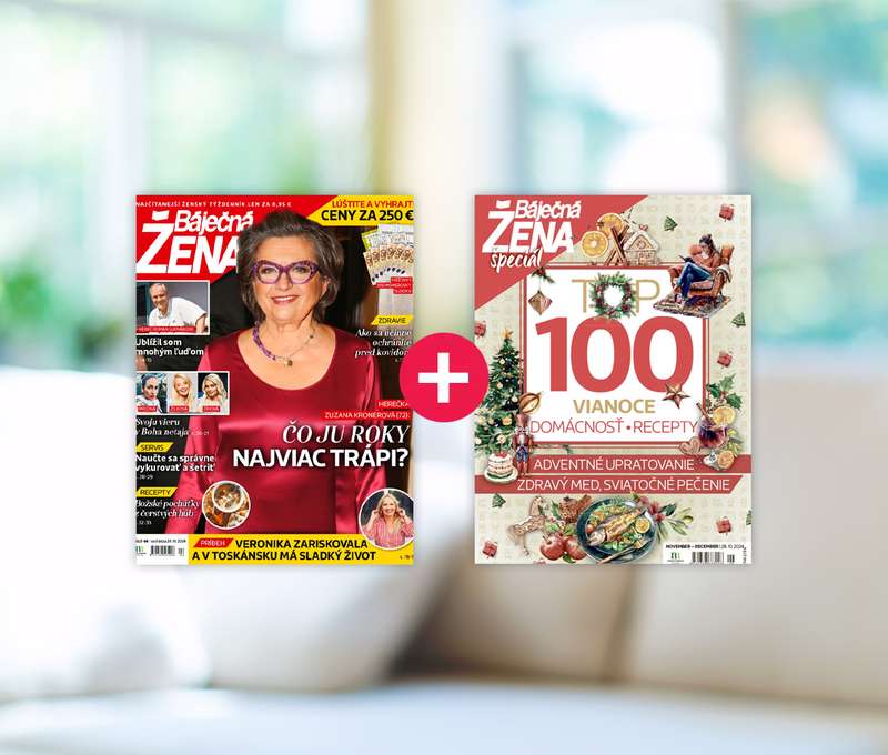 Ročné predplatné Báječná žena + Báječná žena Špeciál