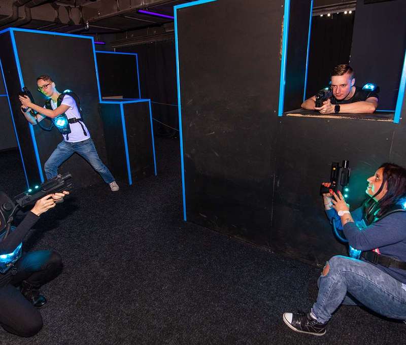 SWAT laser aréna v Bratislave.