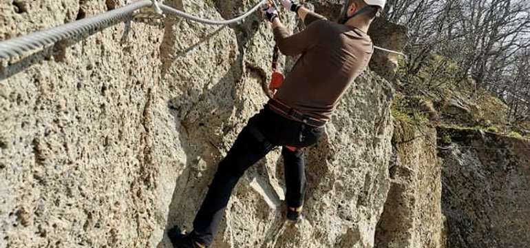 Via Ferrata Megyer-hegyi v Maďarsku 