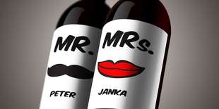 Darčekový set vín - párové etikety MR a MRs
