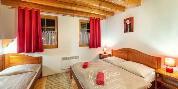 Chatka priamo v rezorte Holliday Village Tatrandia pre 2 až 5 osôb + zľava na celodenný vstup do Tatralandie/Liptovský Mikuláš