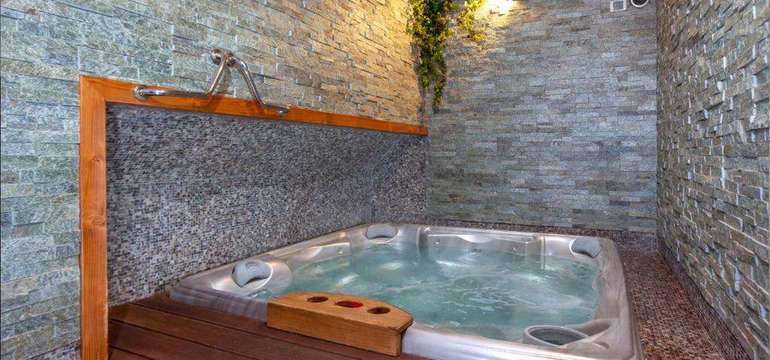 Vstup do wellness centra (vířivka a sauna)
