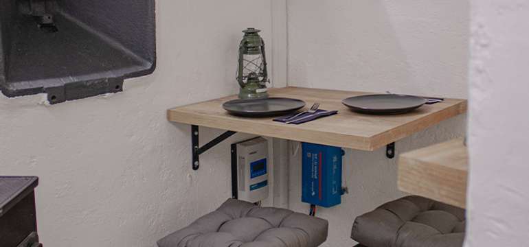 Bunker A - sedenie