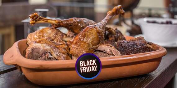 BLACK FRIDAY: Husacie alebo kačacie hody z reštaurácie Husacina u Galika - aj k vám domov/Slovenský Grob