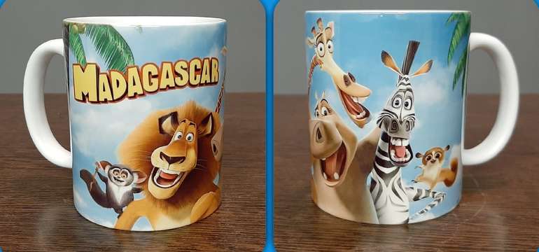 Klasický keramický hrnček, biely 330 ml (výška 95 mm, priemer 82 mm)