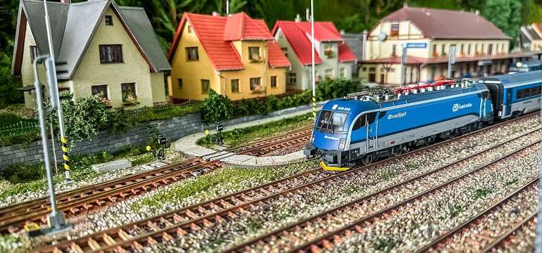  Modelové koľajisko v mierke 1:87 