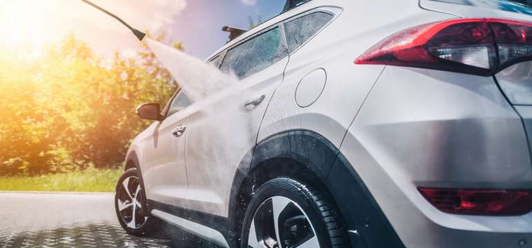 Parné čistenie exteriéru v Para Car Wash