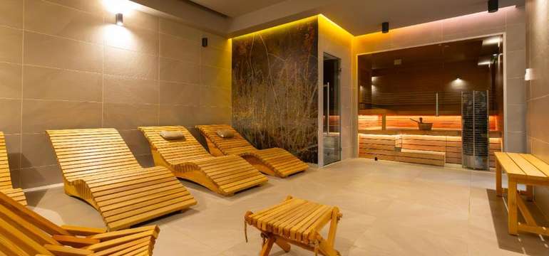Vstup do hotelového wellness centra v Boutique Hotel SIGLISBERG ****