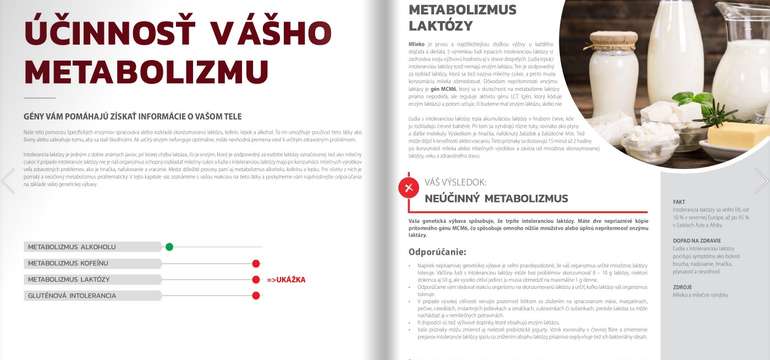 Komplexná DNA analýza BODY4fit+ a jedálniček COOK4fit