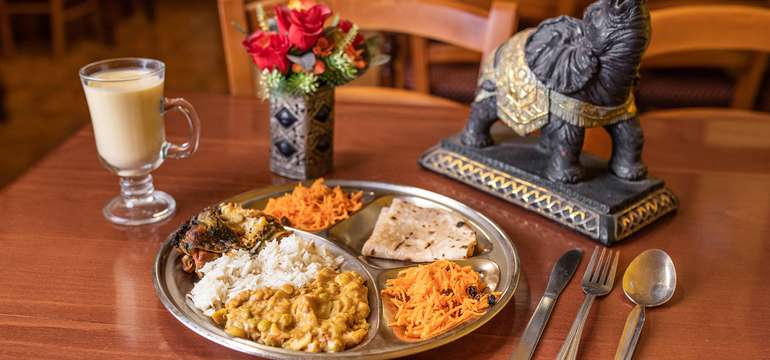 Vegetariánske menu v reštaurácii Góvinda priamo na Obchodnej