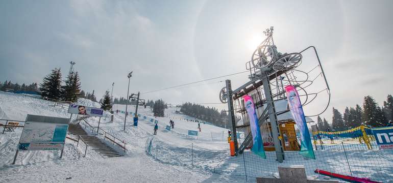 Stoki o łącznej długości 4,5 km położone są na zboczach Górkowa Wierch (1045 m n.p.m.)
