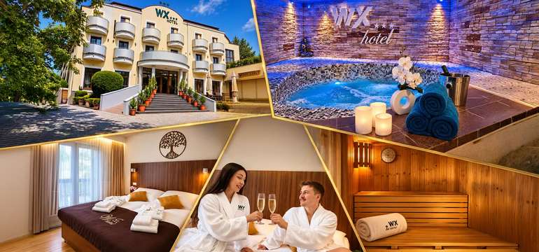 WX Hotel***: Privátne wellness, sauna, prosecco
