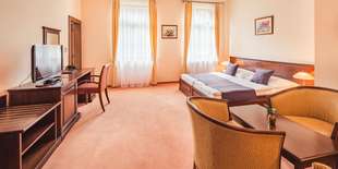 Izby v penzióne sú útulne zariadené a priestranné