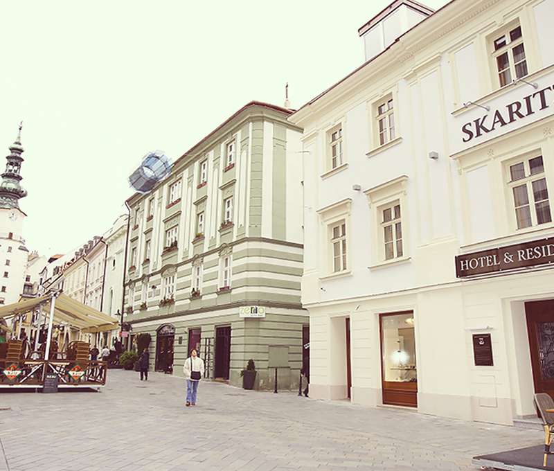 SKARITZ Hotel & Residence**** má skvelú polohu v srdci bratislavského Starého Mesta
