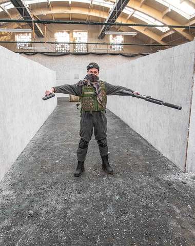 Laser tag v priestoroch propaintball pre 1 osobu