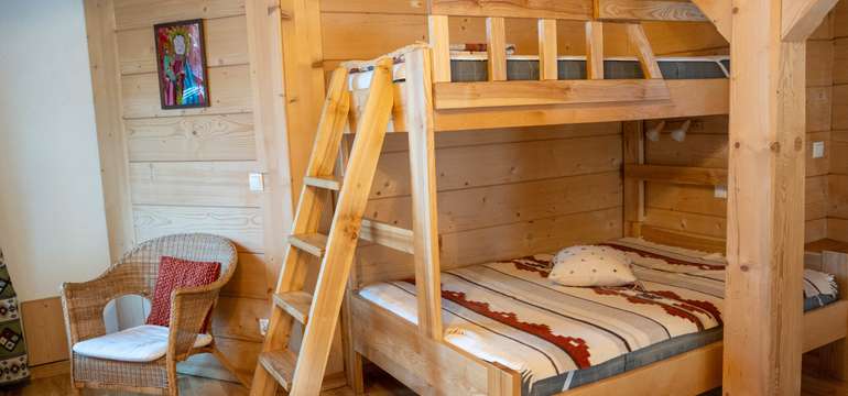 Apartmán Medveď je priestranný a kompletne vybavený pre bezstarostnú rodinnú dovolenku