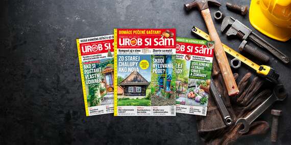 Ročné predplatné časopisu Urob si sám - nový impulz pre každé tvorivé „ja"/Slovensko