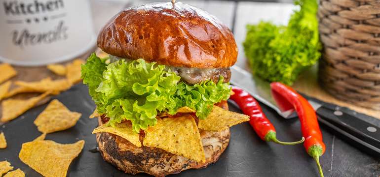 Chilli burger "M"