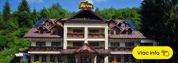 Rodinný Hotel Fatra v Terchovej s raňajkami a vstupom do sauny