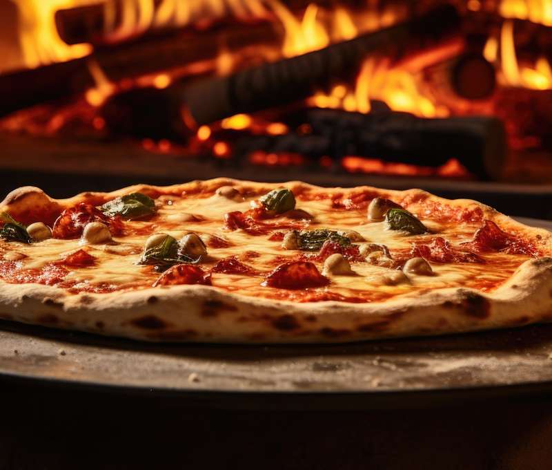 Skvelá pizza, priamo z pece na drevo (ilustračné foto)
