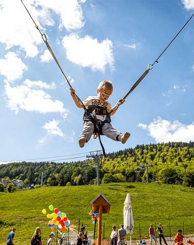 Bungee trampolína vo Fun Arena Donovaly