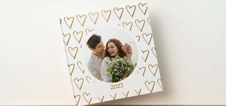 Klasická fotokniha vo štvorcovom formáte