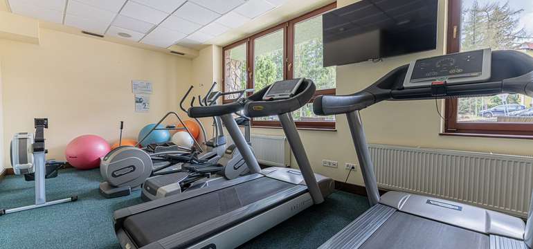 V hoteli sa nachádza aj fitness centrum