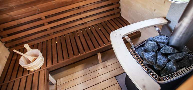 Privátna sauna s kúpacou kaďou