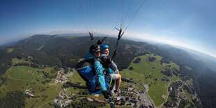 Termický tandemový let ponad Donovaly