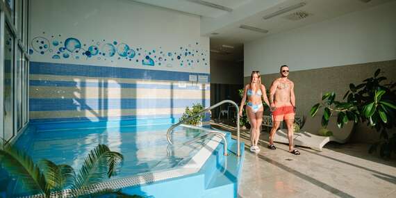 Relax v morskej vode termálneho kúpaliska Novolandia s termálnym výplavovým bazénom aj wellness/Okres Lučenec - Rapovce