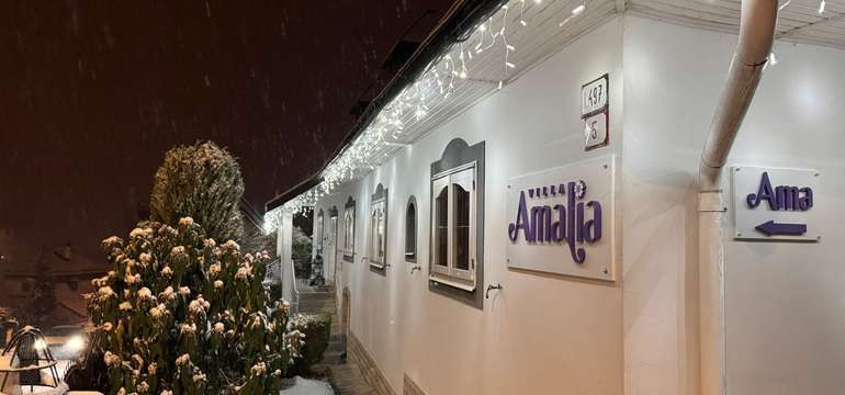Villa Amalia je čarovná aj v zime