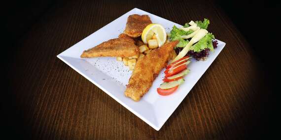 Rybacie špeciality a dezerty vo Vinárni a Reštaurácií pri Kaplnke vo Vajnoroch/Bratislava - Vajnory