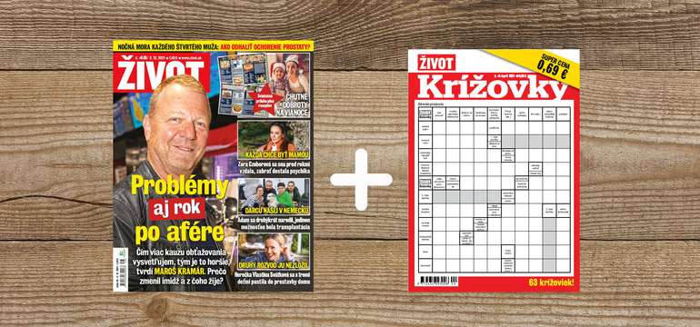 Ročné predplatné ŽIVOT + ŽIVOT Krížovky