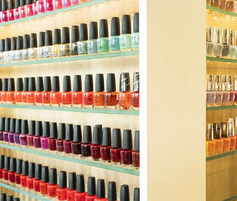 Priestory salónu Manicure Express v obchodnom centre EUROVEA v Bratislave