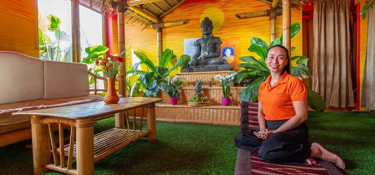 Interiér salóna Sky Ban Pai Thai 