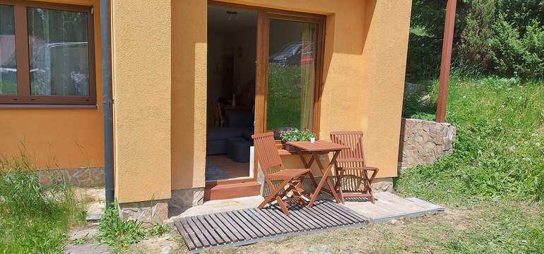 Apartmán má aj svoju terasu
