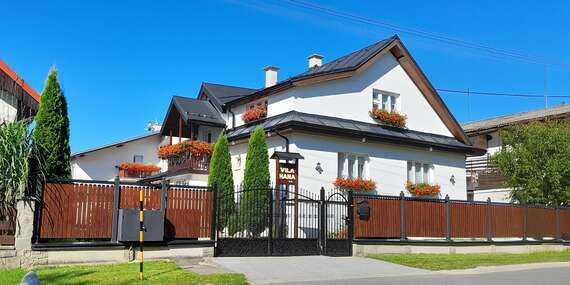 Vila Hana s raňajkami a zľavami do AquaCity Poprad a termálneho kúpaliska Vrbov/Vysoké Tatry - Nová Lesná