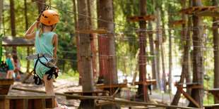 Tarzánia Hrabovo v korunách stromov - trasa pre deti