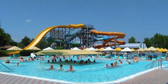 Pobyt na 8 dní priamo v areáli termálneho kúpaliska Vadaš Štúrovo s neobmedzeným kúpaním/Slovensko - Štúrovo