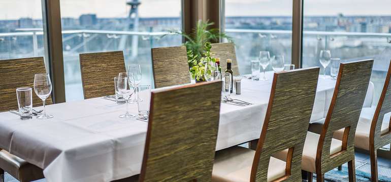 Interiér Restaurant Parlament 