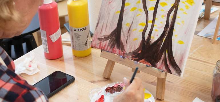 Zážitkový workshop maľovania v Ateliéri LENSY - Košice