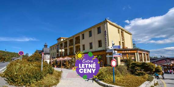 EXTRA CENY: Dovolenka v hoteli Smokovec*** pri lanovke na Hrebienok - aj počas letných prázdnin bez obmedzení/Vysoké Tatry - Starý Smokovec