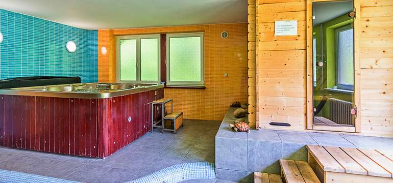Hotel disponuje i wellness, kde si můžete užít chvíle nerušeného odpočinku