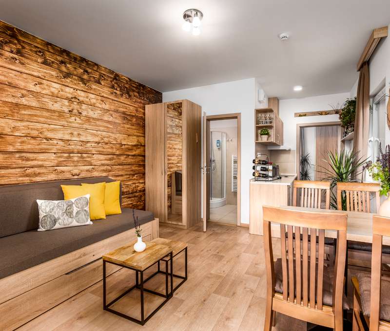 Dvoupokojový apartmán L s ložnicí a obývacím pokojem