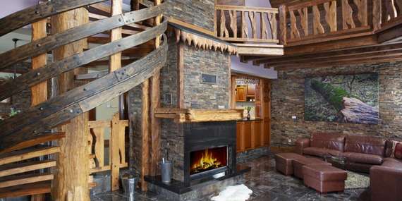 Mountain Resort Chalets pro 4 dospělé osoby a 4 děti uprostřed Belianských Tater se saunou a vířivkou na terase/Slovensko - Belianske Tatry - Ždiar